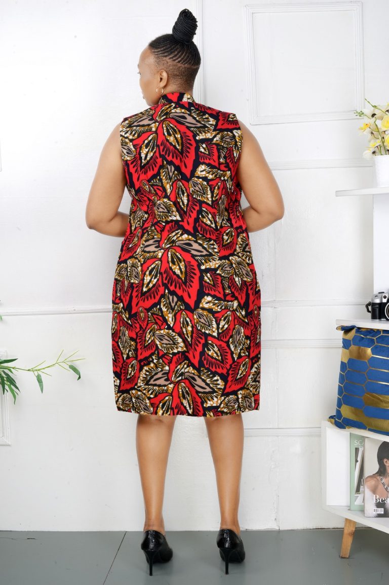Sleeveless A-Line Dress