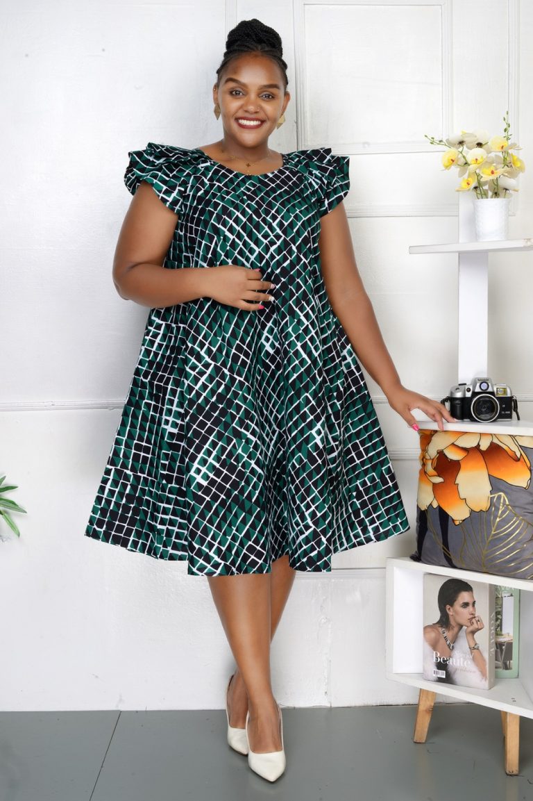 Off-Shoulder Flare Dress